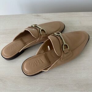 Zara Women's Tan Loafers size 7.5